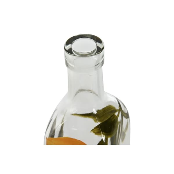 Oljeflaska Home ESPRIT Gul Rostfritt stål Glas 6 x 6 x 30,5 cm