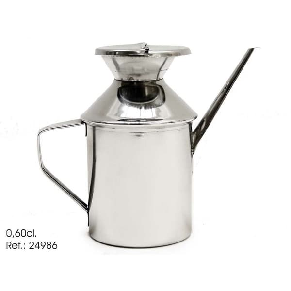 Oljeflaska Kinvara 2056/BIG Silvrig Rostfritt stål 500 ml 17 x 14,5 x 8 cm (12 antal)