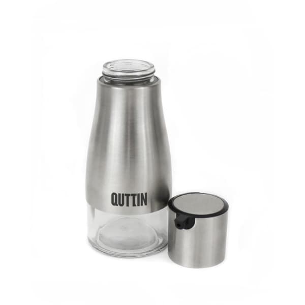 Oljeflaska Quttin Transparent Silvrig Rostfritt stål 0,32 L (12 antal)