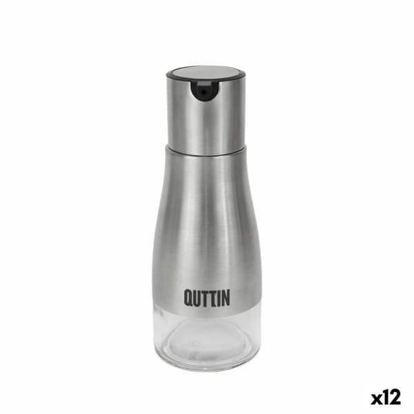 Oljeflaska Quttin Transparent Silvrig Rostfritt stål 0,32 L (12 antal)