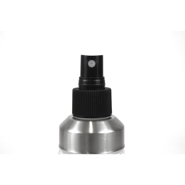 Oljeflaska Anna Transparent Silvrig Glas 330 ml (12 antal)