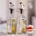 Miniatyrbild 4 av 4: Kryddset Anna Transparent Silvrig Glas ABS 170 ml 5 x 5 x 20 cm 2 Delar (24 antal)