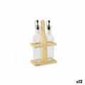 Miniatyrbild 1 av 3: Kryddset Quttin Brun Transparent Glas Bambu 250 ml 2 Delar (12 antal)