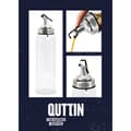 Miniatyrbild 5 av 5: Oljeflaska Quttin Transparent Silvrig Glas 0,5 L 6 x 6 x 26 cm (12 antal)