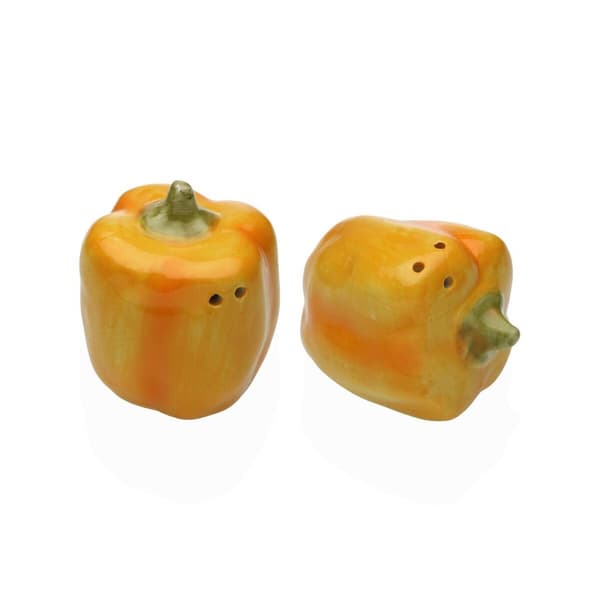 Saltkar och pepparkar Versa Keramik Dolomite Paprika 7 X 5,8 X 5,8 CM