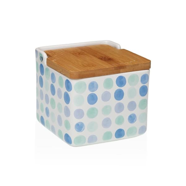 Saltbøsse med låg Versa Keramik 12,2 x 11,5 x 12,2 cm