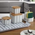 Miniatyrbild 2 av 2: Saltkar med lock Versa G-LINES Keramik 12,2 x 11,5 x 12,2 cm