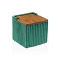 Pikkukuva 1 / 2: Kannellinen suolasirotin Versa Vihreä Keraminen Bambu Dolomite 11 x 11 x 11 cm