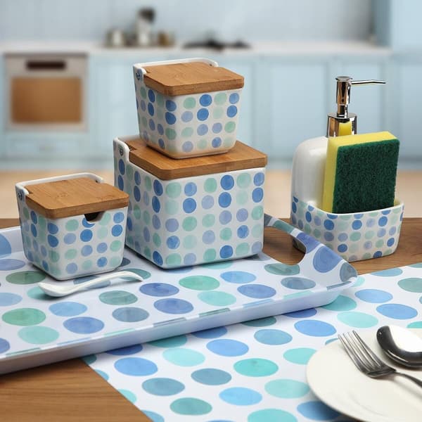 Saltbøsse med låg Versa Keramik 8,8 x 8,5 x 8,8 cm