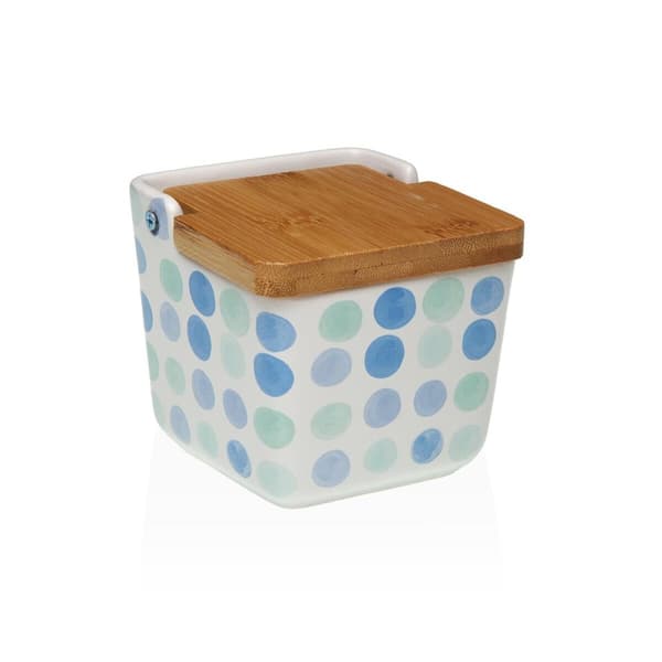 Saltbøsse med låg Versa Keramik 8,8 x 8,5 x 8,8 cm