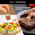 Miniatyrbillede 5 af 8: OBOSOE multifunktionel olieflaske med børste – 180 ml glasflaske med doseringsfunktion, køkkentilbehør til sund madlavning
