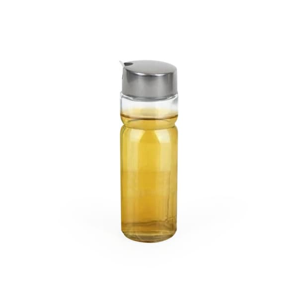 Oljeflaska Quttin Transparent Silvrig Glas 0,2 L 5 x 5 x 15 cm (24 antal)