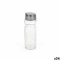 Miniatyrbild 1 av 3: Oljeflaska Quttin Transparent Silvrig Glas 0,2 L 5 x 5 x 15 cm (24 antal)