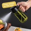 Miniatyrbillede 5 af 7: 2-i-1 – 470 ml olie- og eddikesprayflaske, perfekt til madlavning, Airfryer og salat