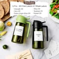 Miniatyrbillede 6 af 7: 2-i-1 – 470 ml olie- og eddikesprayflaske, perfekt til madlavning, Airfryer og salat