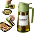 Miniatyrbillede 1 af 7: 2-i-1 – 470 ml olie- og eddikesprayflaske, perfekt til madlavning, Airfryer og salat