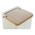 Miniatyrbild 3 av 4: Saltkar med lock DKD Home Decor Blå Vit Grön Lila Bambu Scandi 750 ml 14 x 12,5 x 12 cm (3 antal)