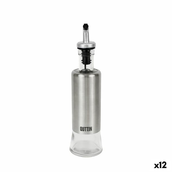 Oljeflaska Quttin Transparent Silvrig Rostfritt stål 0,3 L (12 antal)