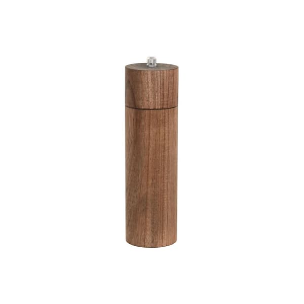 Pepparkvarn Home ESPRIT Naturell Aluminium Akaciaträ 6 x 6 x 21,5 cm