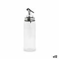 Miniatyrbild 1 av 5: Oljeflaska Quttin Transparent Silvrig Glas 5,5 x 5,5 x 20,5 cm (12 antal)