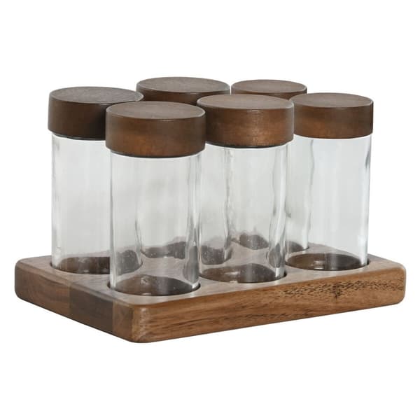 Krydderihylde Home ESPRIT 90 ml 17 x 12 x 10,5 cm