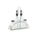Pikkukuva 4 / 4: Maustesetti Home ESPRIT Läpinäkyvä Metalli Kristalli 300 ml 22,5 x 6 x 23 cm
