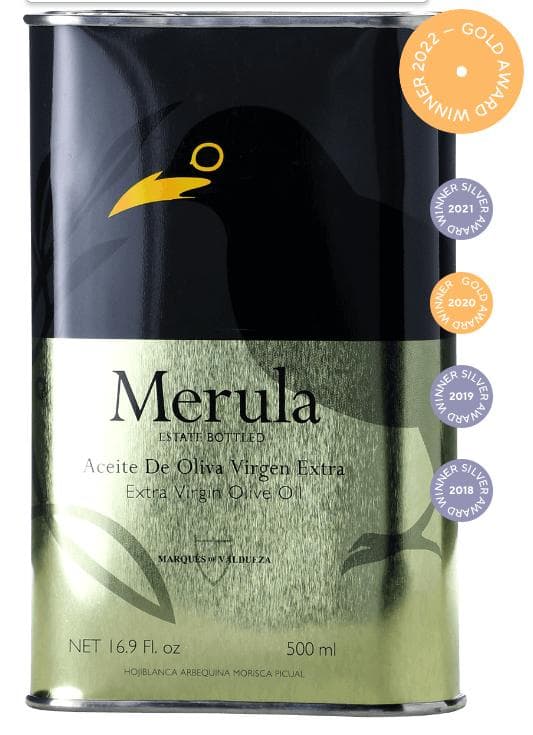 Kallpressad Extra Virgin olivolja, MERULA, 500 mL