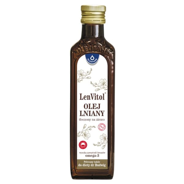 Uraffineret linolie 250ml - LENVITOL