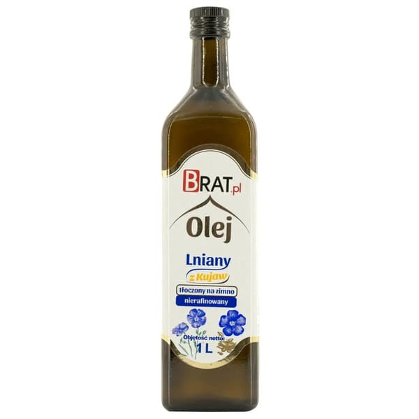 Pellavaöljy 1000 ml - Brat.pl