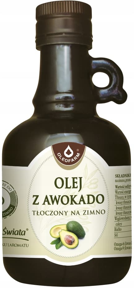 Avokadoolja kallpressad OLEOFARM 250 ml