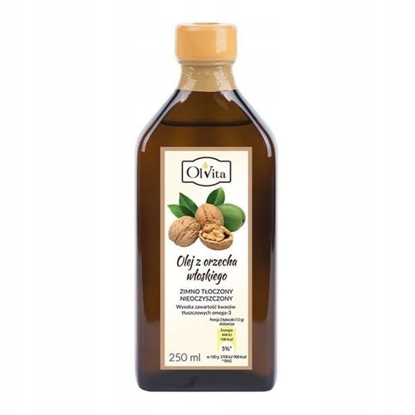 OLVITA Valnötsolja kallpressad 250 ml