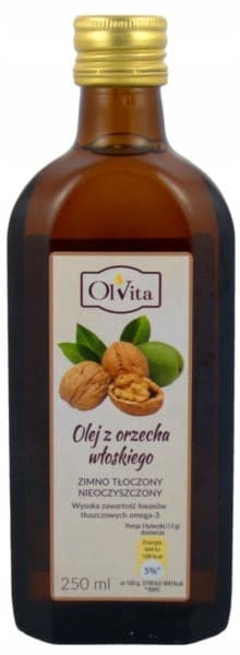 OLVITA Valnötsolja kallpressad 250 ml