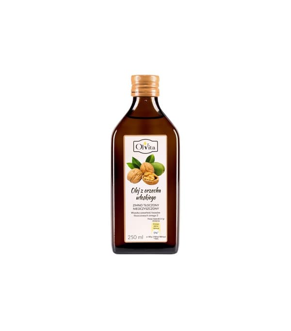 OLVITA Valnötsolja kallpressad 250 ml