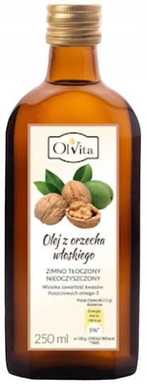 OLVITA Valnötsolja kallpressad 250 ml