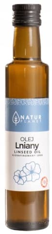 Jalostamaton pellavaöljy 100 % NaturPlanet 500 ml