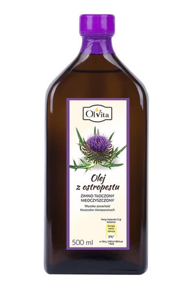 OLVITA Mariatistelolja, kallpressad, 500 ml