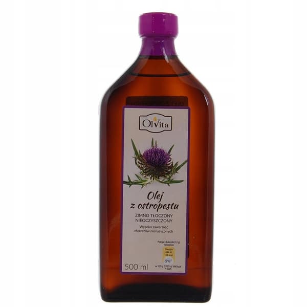 OLVITA Mariatistelolja, kallpressad, 500 ml