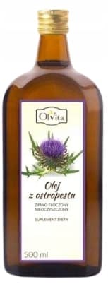 OLVITA Mariatistelolja, kallpressad, 500 ml