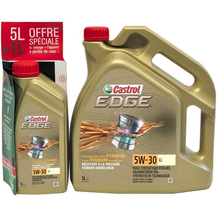 CASTROL Edge Motor Oil - 5W-30 LL 5 + 1L