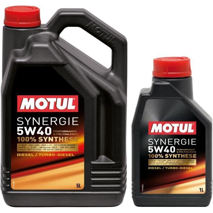 MOTUL SYNERGIE DIESEL Olie 5W40 5 + 1L (dåse)