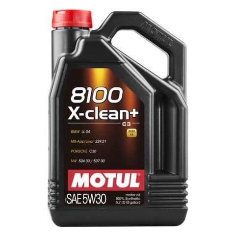 MOTUL Olie 8100 X-CLEAN + 5W30 5L (dåse)