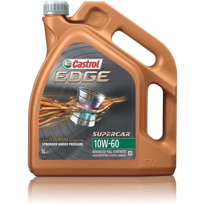 CASTROL Edge Supercar 10W-60 motorolie - 5 l - med titanium FST