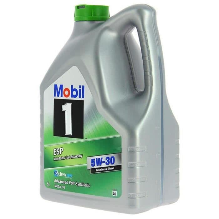 MOBIL 1 Syntetisk motorolja - 5W30 ESP - 5 L.