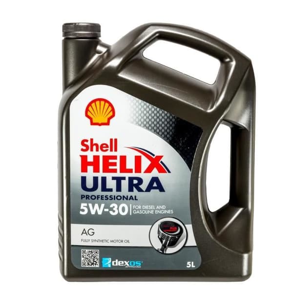 5 liters original Shell Helix Ultra Prof. Ag 5W30 Olja 550040557 Acea C3