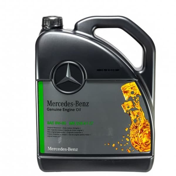 5 liters original Mercedes-Benz motorolja MB228.51 Lt A0009898802