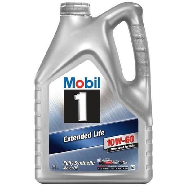 MOBIL oljetillsats MOBIL 1 Extended Life - Syntet / 10W60 / 5L