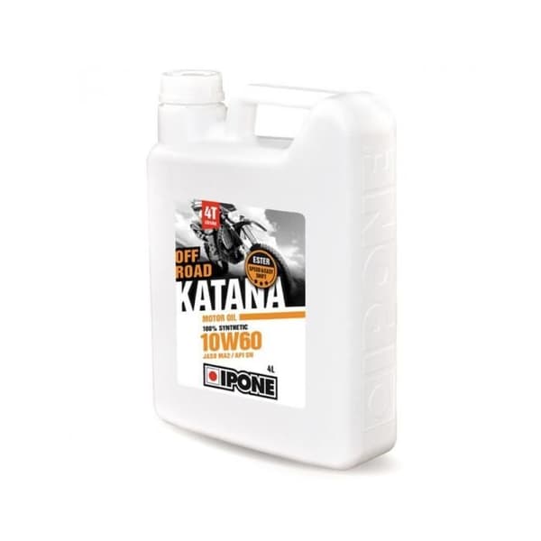 IPONE - 100 % syntetisk motorolja 4T Katana Off Road 10W60 4L