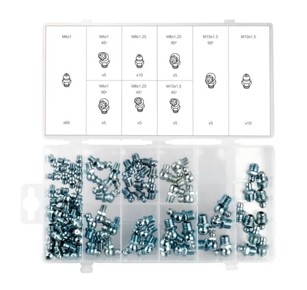 Set med smörjnipplar 110 st