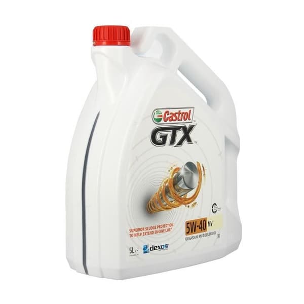CASTROL GTX 5W-40 MV 5L - castrol motorolja