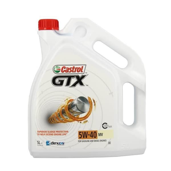 CASTROL GTX 5W-40 MV 5L - castrol motorolja
